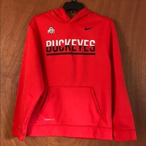 Boys Nike Therma-Fit Ohio State Hooded sweatshirt